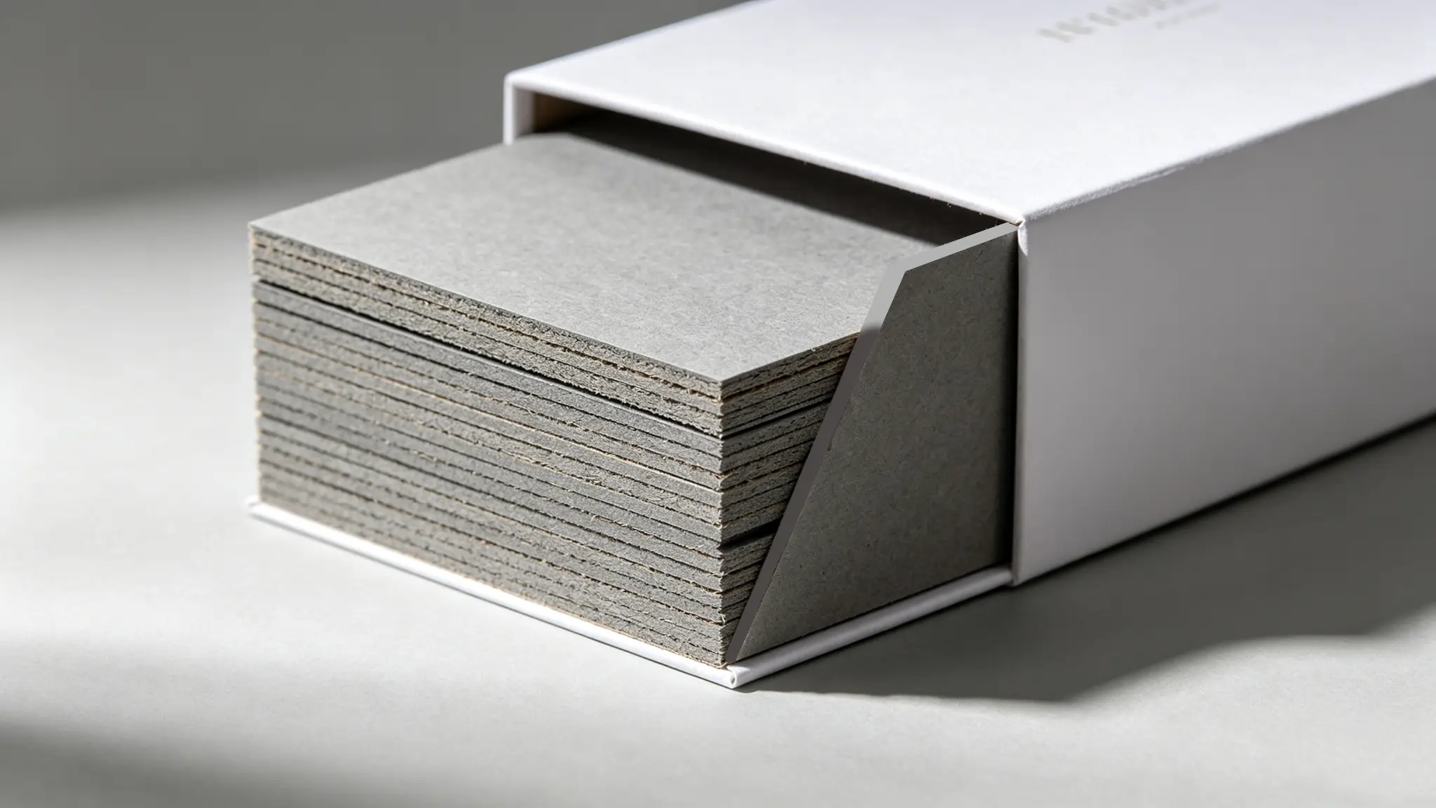 Greyboard GSM stacked rigid packaging board