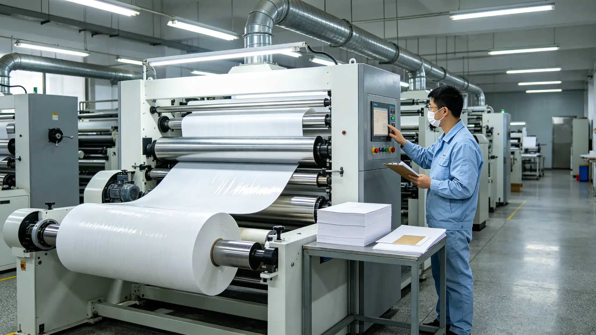 Non toxic packaging water based coating production line