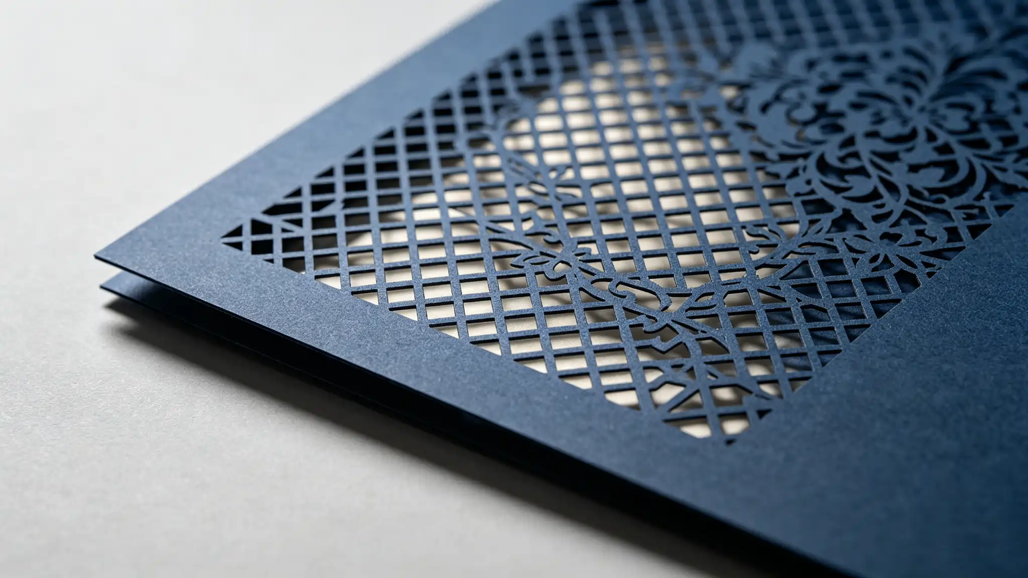 Advanced packaging techniques laser cut pattern