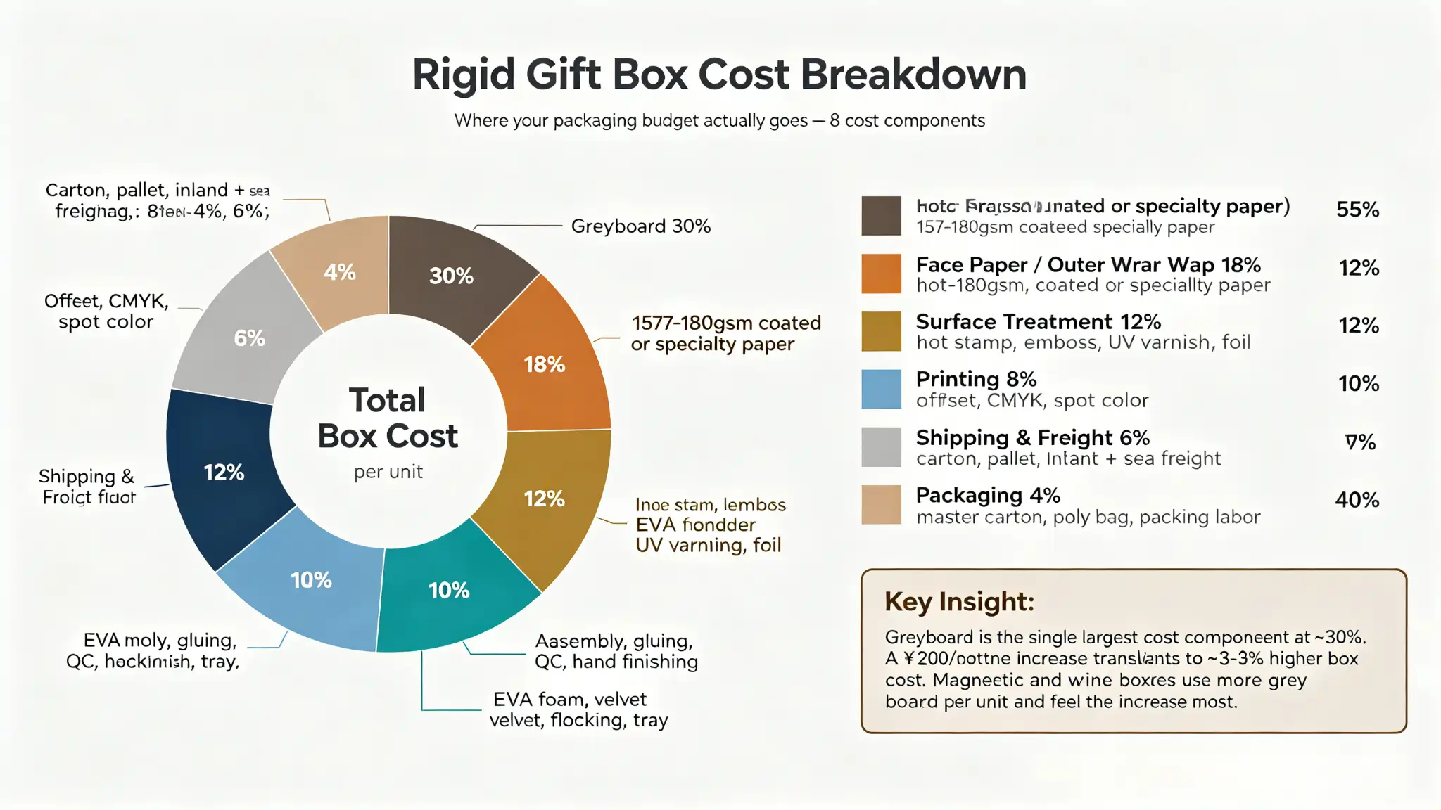 Rigid gift box cost breakdown for rigid box vs folding carton comparison