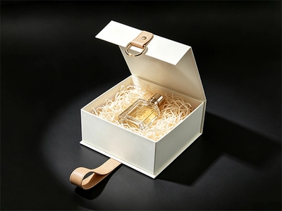 Luxury perfume and fragrance gift box with custom insert